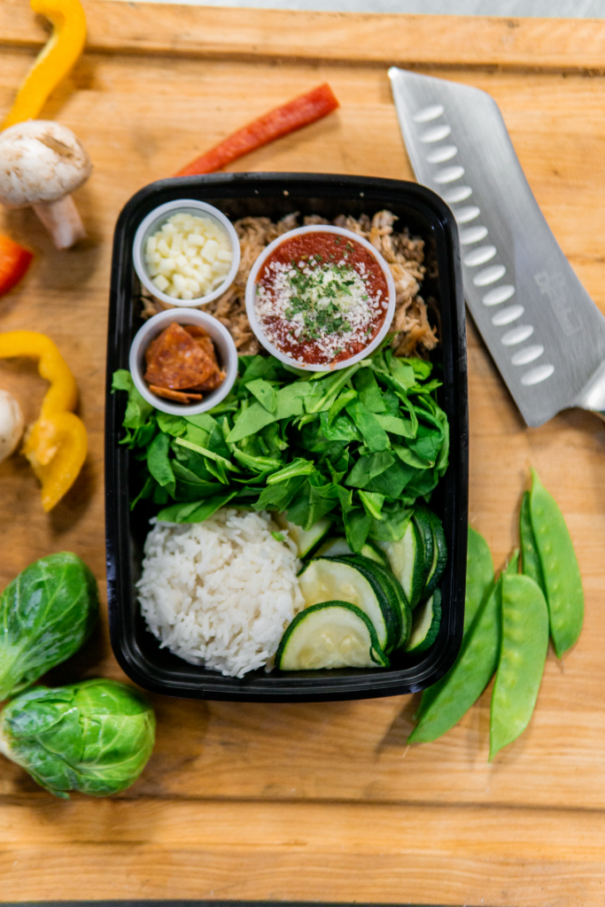 CHICKEN PIZZA BOWL Power Fit Meals