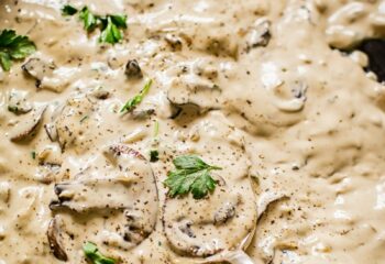 CREAMY BEEF AND MUSHROOMS