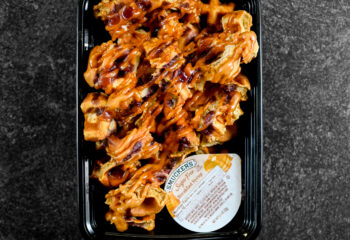 PEANUT BUTTER & JAM PROTEIN WAFFLES