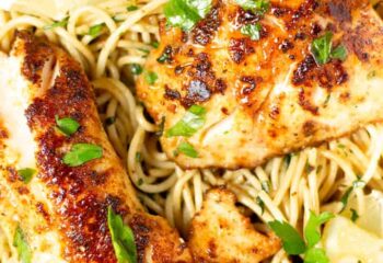 HONEY LEMON WHITE FISH PASTA