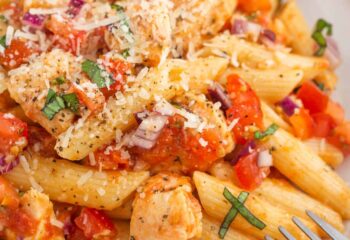 CHICKEN BRUSCHETTA PASTA