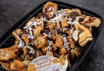 ALMOND JOY PROTEIN WAFFLES