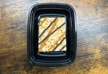CHOCOLATE SALTED CARAMEL RICE KRISPIE TREAT