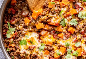 BEEF SWEET POTATO TACO BOWL