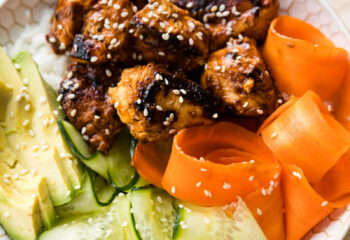 SPICY KOREAN BBQ CHICKEN BOWL