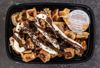 COOKIES AND CREAM PROTEIN WAFFLES