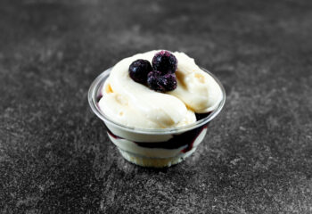 BLUEBERRY PROTEIN CHEESECAKE JAR