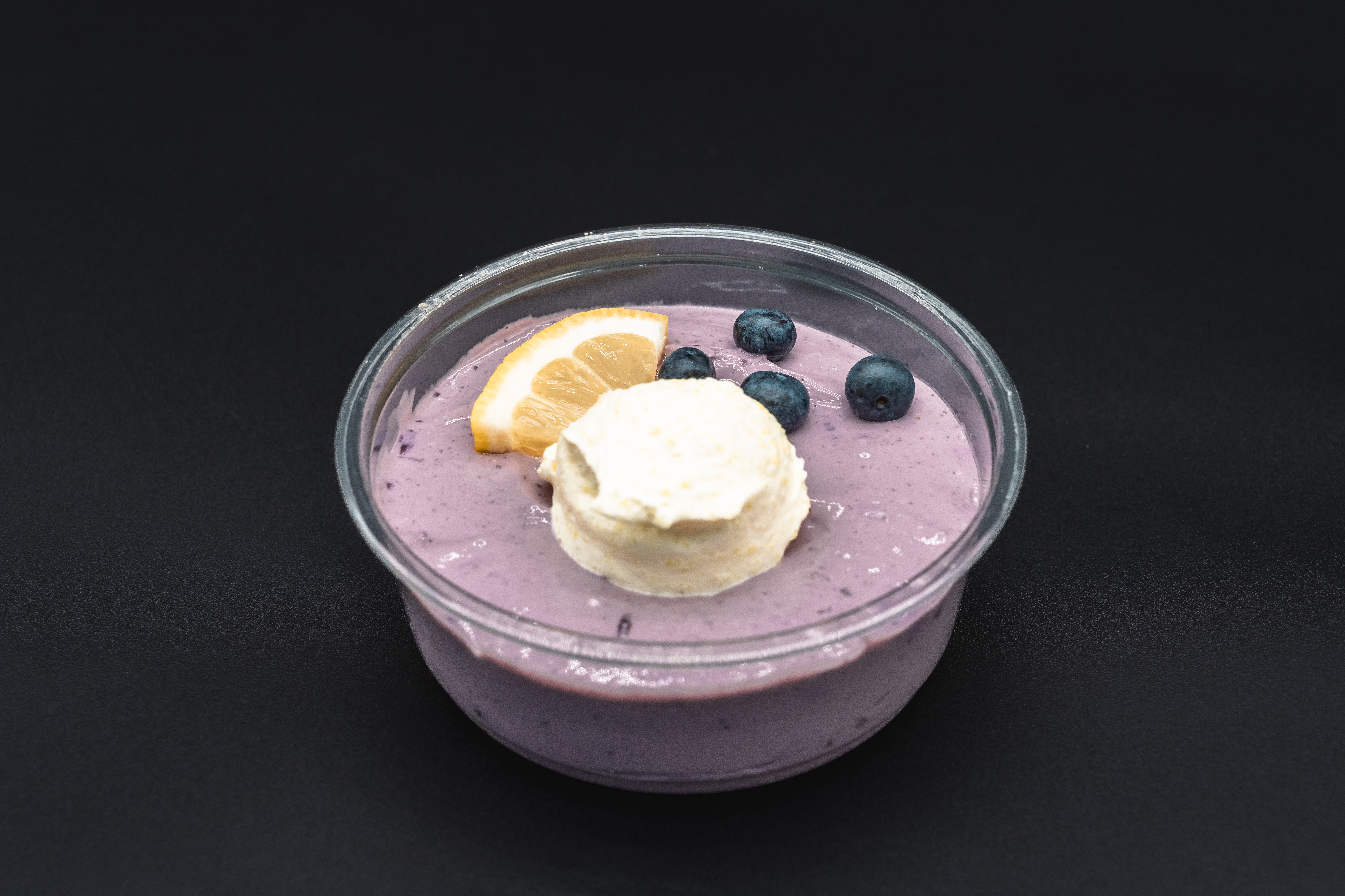 BLUEBERRY LEMON PROTEIN PUDDING CUP